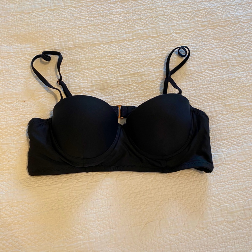 Mermaid black bikini top